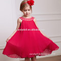 Florid toddler girl dress,spaghetti strap beautiful casual chiffon flower girl dress